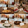 Glamoreal 100 Pcs Place Cards for Table Setting, 2" x