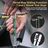AMTOVL T-Handle Star Wrench Set - TORX, 10 Pcs T10-T55,