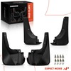 A-Premium Set of 4PCS Mud Flaps Splash Guards Mudguards Mudflaps