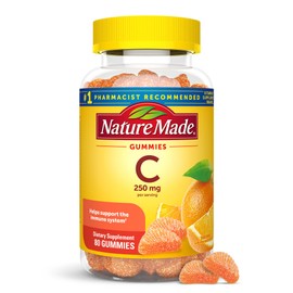 Nature Made Vitamin C 250 mg per serving, Dietary Supplement for Immune Support, 80 Gummies, 40 Day Supply