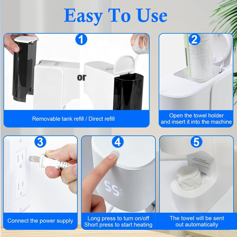 2026 New Hot Face Towel Heater Machine, 5-Second Rapid Heating