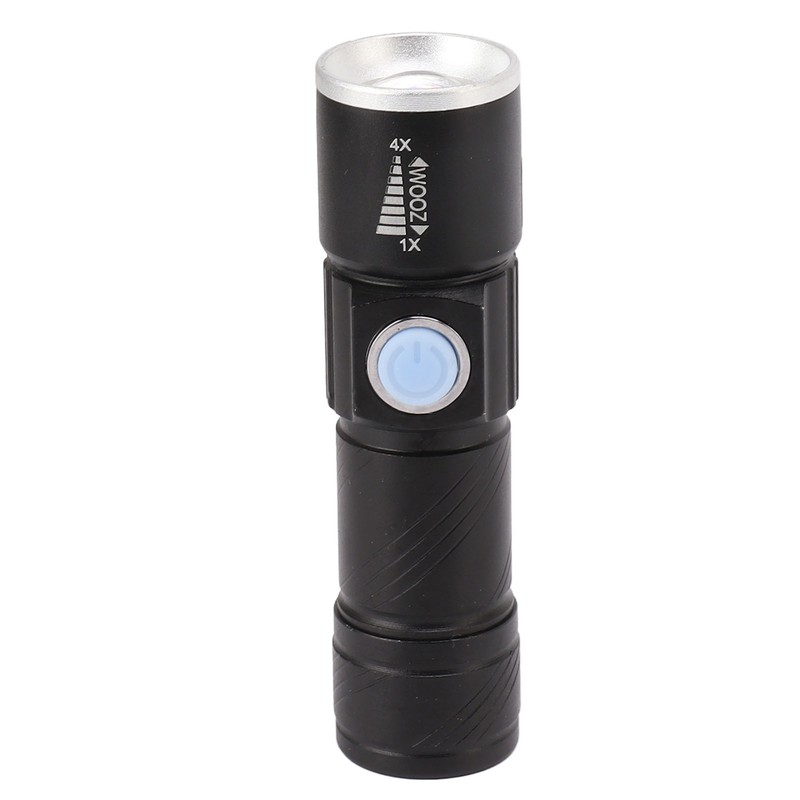 UV Flashlight USB 395nm LED Ultraviolet Black Light Detector for