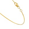 JewelStop 14k Solid Yellow Gold 0.6mm Box Chain Necklace, Lobster