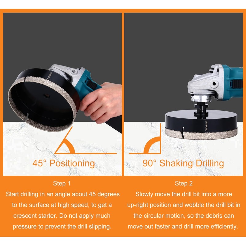 6 Inch Diamond Hole Saw, 152mm Tile Hole Saw Drill