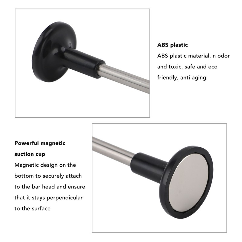 Golf Alignment Rod Stainless Steel Retractable Magnetic Club Alignment Stick