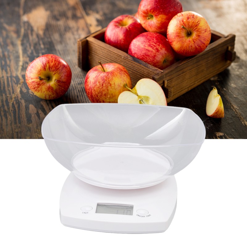 5kg Digital Kitchen Scale G OZ LB Unit Switching Food