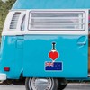 Azeeda 'I Love New Zealand' White Premium Vinyl Decal Sticker