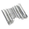 10Pcs Screw Tap Extractor Set Quenched Alloy Steel Broken Screw