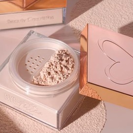 Beauty Creations - Polvo Traslucido Mate Bye Filter - 30 gramos, Empaque dosificador, Fijador de Maquillaje, Textura Ligera, Butternut Babe