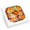 Moretoes 45pcs Pie Boxes 12x12x2.5 Inches White Cookie Boxes Bakery