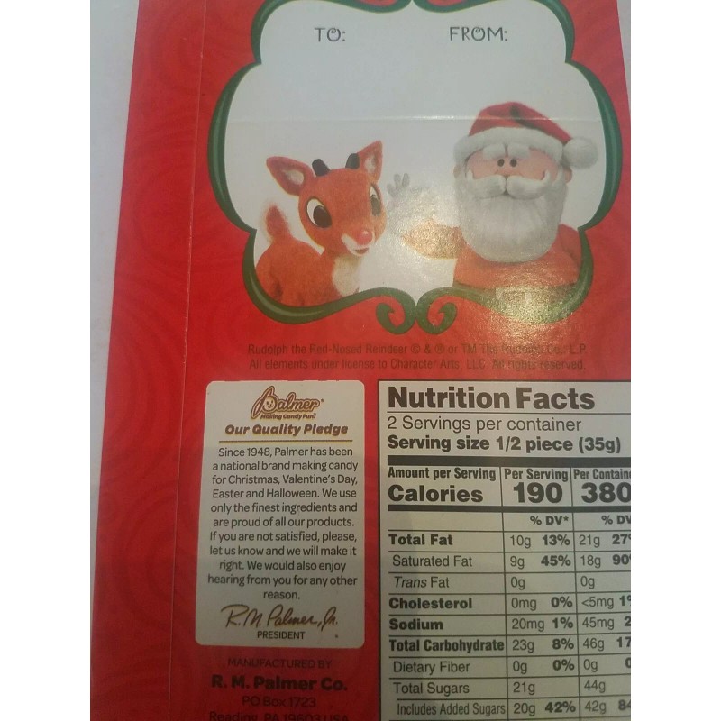 Palmer Rudolph Palmer Chocolate 2.5 Oz