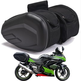 Spartan.ist Original Motorcycle Saddlebags, 36L-58L Expandable Capacity, Motorcycle Panniers Universal, Waterproof, Detachable, Collapsible for Sport Dirt Bike Side Bags and Luggage