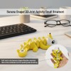 Vantico 3D Printed Banana Dragon Desktop Pet Figurine, Cute Office
