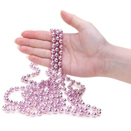 Christmas Concepts® 9ft Christmas Bead Chain - Christmas Bead Garlands - Christmas Decorations (Baby Pink)