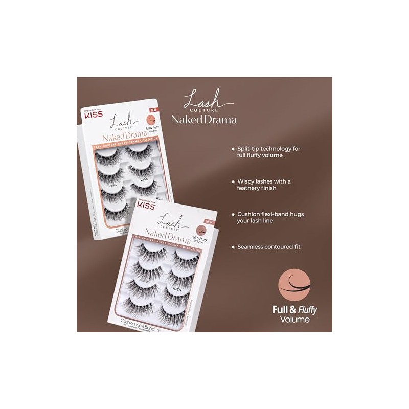 Kiss Lash Couture Naked Drama - Multipack 01