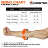 Meister Elastic Cloth Forearm Guards w/Integrated Gel Padding (Pair) -