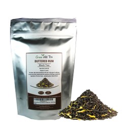 Buttered Rum Tea, Mixed blend of Toasted Coconut, Vanilla beans mingled with Black tea - 3.50 OZ Bag