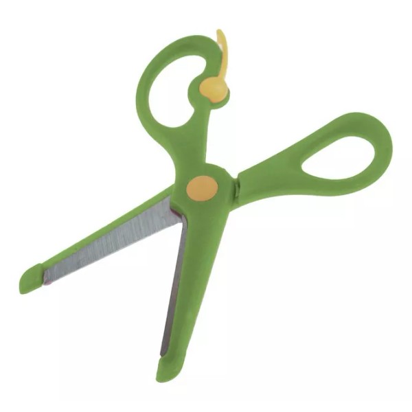 Jands Tijeras Escolares Punta Redonda Acero Cubierta Plastico 10pz