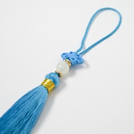 Hanbok Norigae Knot Keychain Charm Sky 12ea