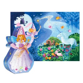 Djeco / Shaped Box Puzzle, The Fairy and The Unicorn