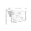 KONTONTY Pcs Fridge Organizers Extendable Storage Dividers for Refrigerator Side