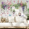 Condessacity Wall Sticker, House Plants, Potted Plants, Flowers, Stylish, Vines,