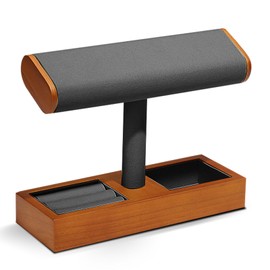CeiBand Watch Stand for 2-4 Watch Stands, Wooden Storage, Luxury Watch Stand, Watch Display Stand, Watch Storage Jewelry Stand, T Shelf Watch Holder, Wooden Watch Stand, Watch Storage, Natural Wood,