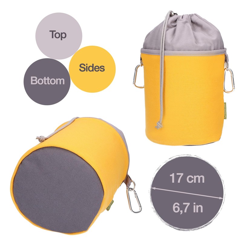 trendfinding Clothes Peg Bag for Hanging with Karabiner Hook -