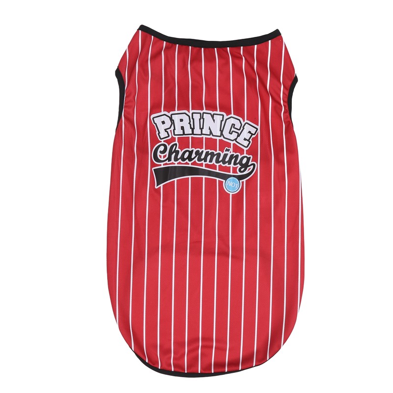 Pet Vertical Stripes Vest Vertical Stripes Classic Loose Prevent Sunburn