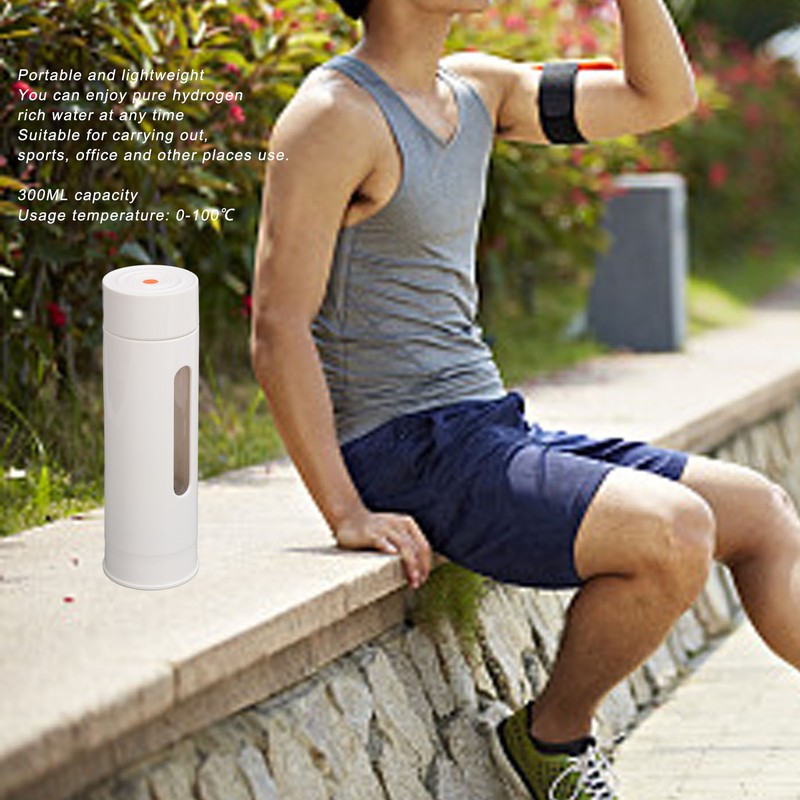 Hydrogen Water Bottle Prevent Aging Reduce Fatigue Promote Metabolism Portable