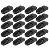 20Pcs Hearing Aid Lanyard Clip Good Fixation Multifunctional Odorless Black
