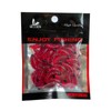 50PCS 2.4cm Maggot Grub Soft Lure Baits Worms Fishing Lures,