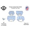 Drawer Guides/Back Plates Plastic (Choose Your Size) New/Replacement Kitchen/Dresser/Furniture Drawer