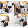 Expanding File Organiser Box Files Folder,24 Pockets Document Organiser Filing