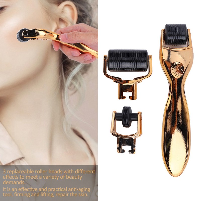 3 In 1 Wrinkle Acne Removal Micro Needle Roller Set