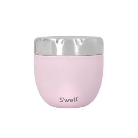 S'well Eats 2-in-1 Food Bowl with Screw-Top Lid, 636ml, Pink Topaz, Triple-Insulated and Leak-Proof Food Flask for On-the-Go Eating up to 11h Cold/7h Hot