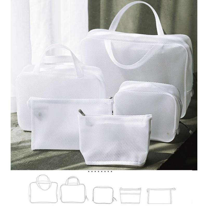 Natiform Pouch Large Capacity Vinyl Bath Pouch Travel Pouch Waterproof