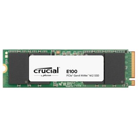 Crucial E100 1TB M.2 PCIe Gen4 NVMe Internal SSD, up to 5,000 MB/s, Laptop and Desktop Compatible - CT1000E100SSD8