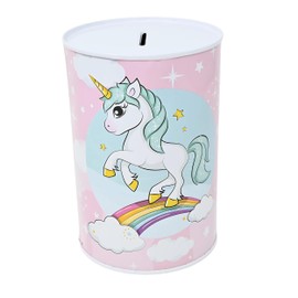 damaloo Unicorn Money Box - XXL Money Box - Unicorn Money Box - Piggy Bank - Unicorn Wish Filler - Money Saving Box with Unicorn Motif for Girls, Boys & Adults - Donation Pig - Tip Fund