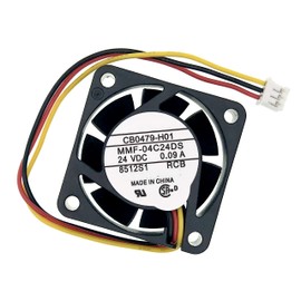 LEYEYDOJX New Cooling Fan for Mitsubishi MMF-04C24DS-RCB CB0479-H01 DC24V 0.09A, Size:40×40×15mm 4015 3-Wire Drive Cooling Fan.