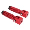 2Pcs Motorcycle Foldable Foot Pegs M8 Antislip Aluminium Alloy Universal