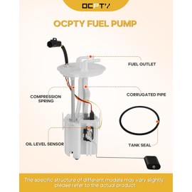 OCPTY fits for Fuel Pump Electric Replacement Module Assembly fits 2001-2004 for Ford Escape for Mazda Tribute 2.0L 3.0L E2291M