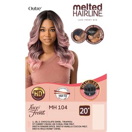 Outre Lace Front Wig - Melted Hairline - MH 104 (CHOCOLATE SWIRL)