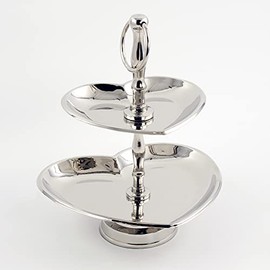Goldbach Decorative Heart Stand Aluminium 2 Height 23 cm
