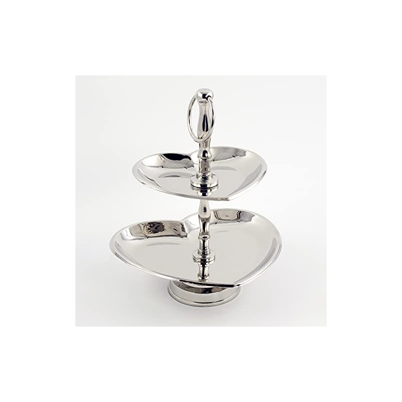Goldbach Decorative Heart Stand Aluminium 2 Height 23 cm