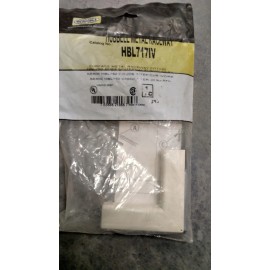 Hubbell HBL717IV Metal Raceway, Internal Elbow, Ivory **Free Shipping**