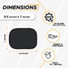 EcoNour Miniature Static Cling Window Shade for Car Sun Visor