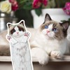 Openhahaha Cat Hand Towels for Bathroom, Funny Ragdoll Cat Design,