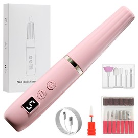 Nagelschleifer, kabellos, professionell, elektrisch, Maniküre-Set, Pediküre, 12 in 1, USB, wiederaufladbar, 20.000 U/min, tragbar, verstellbar, Nagelschleifer