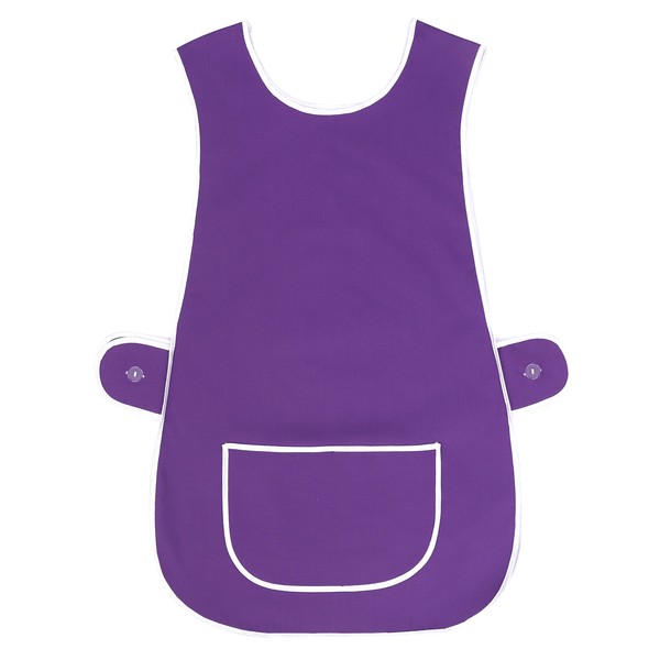 LINEN CLOSET Womens Tabards with Pockets for Men Ladies Cleaning